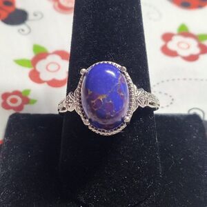 Mojave Purple Turquoise Solitaire Ring